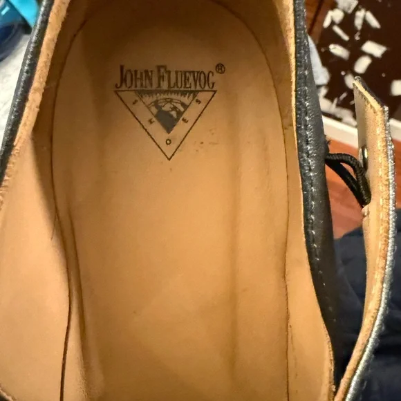 John Fluevog Black Curved Heel Shoes - Picture 7 of 7